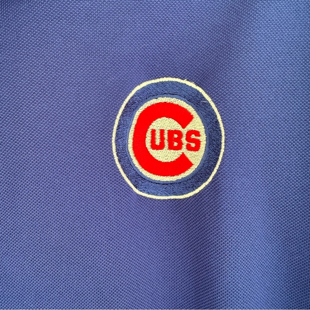 Antigua Chicago‎ Cubs Baseball Polo Embroidered Sz Medium MLB - Picture 2 of 5